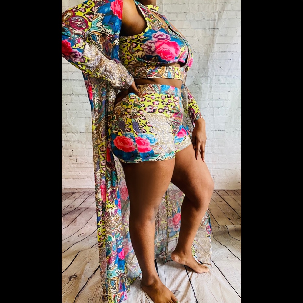 All Eyes On Me Three Piece Swimsuit
